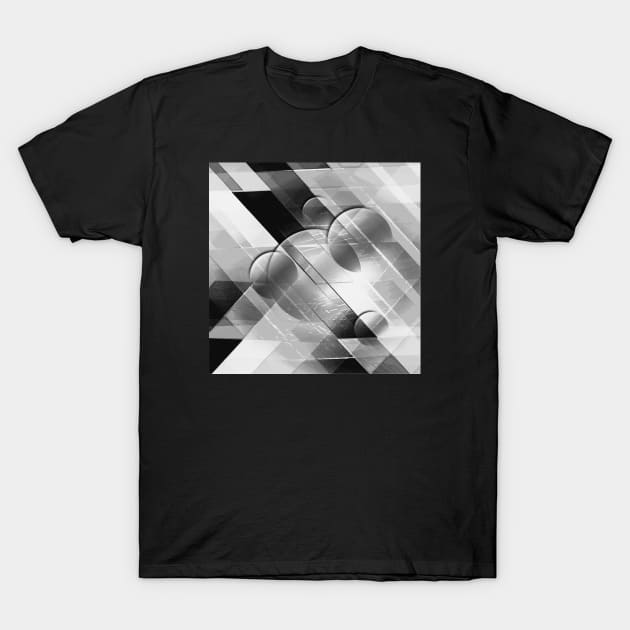 Silver pattern T-Shirt by Graph'Contact